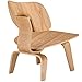 Poly and Bark Isabella Lounge Chair, Natural