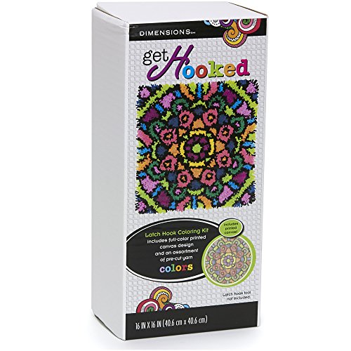 2 Dimensions+Needlecrafts+Colorful+Mandala+Latch