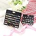 Hanpabum 42 Pairs Stainless Steel Earrings for Girls Women Flower CZ Animals Heart Ice Cream Colorful Cute Stud Earrings set