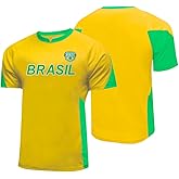 Icon Sports Men Brazil Game Training Poly Shirt Jersey -01