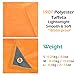TRIWONDER Hammock Rain Fly Waterproof Tarp Camping Tent Footprint Ground Cloth Backpacking Tarp Camp Shelter Sunshade Mat for Outdoor Hiking Beach Picnic (Orange, L+Accessories)