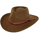 Outback Trading 1379 Men's Dusty Rider UPF 50 Water-Resistant Western-Style Wool Hat