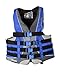 Body Glove Men's US Coast Guard Approved Type III Torque 2 Nylon PFD Life Vest (Black/Royal, Medium)