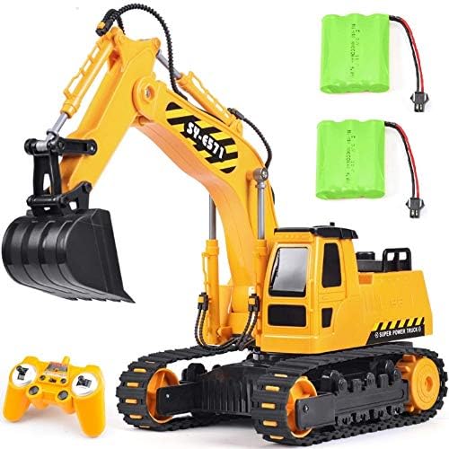DOUBLE E Remote Control Excavator Toy 