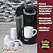 SIMPLECUPS Disposable Cups, 50Cups, Lids, and Filters - Compatible with Keurig, K-Cup machines & other Single Serve Coffee Brewer Reusable K Cups -Use & Make Your Own - Works with All Brand, Gift
