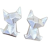 Origami Cat Earrings in Sterling Silver 925 - Jamber Jewels