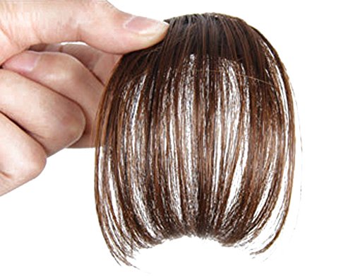 Remeehi gorgeous real human hair flat bangs/fringe hand tied bang…