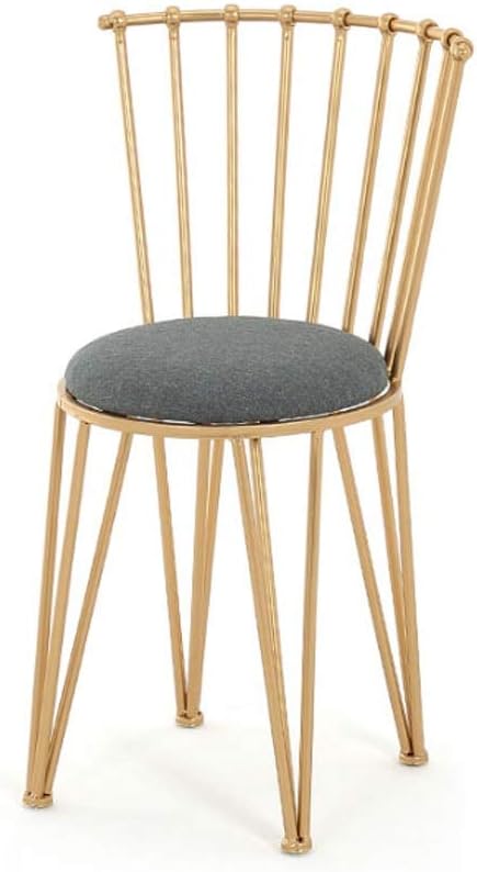 Best Iron Art Simple Gold Dining Chair