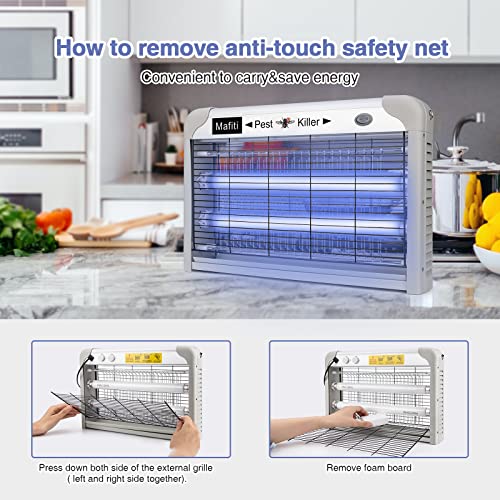 mafiti Bug Zapper Fly Traps Indoor Electric Mosquito Zapper Fly Killer