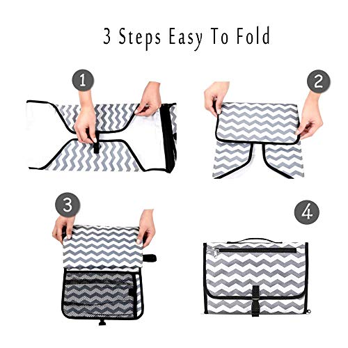 image for Mo helper Diaper Changing Pad Portable,Waterproof Diaper Changing Stat