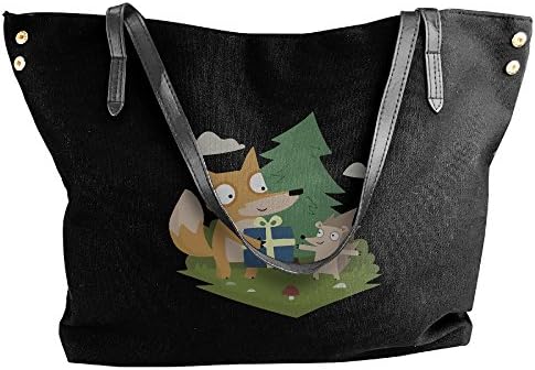 A Gift From A Fox Women Fashion Tote Shoulder Bag Shoping Bag