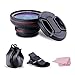 Tensun 2 in 1 Professional HD Camera Lens Kit iPhone Camera Lens 0.5X Super Wide Angle Lens 15X Macro Lens Clip-On Cell Phone Lens for iPhone 7/7 Plus/6s/6s Plus/6/5 Samsung/Android