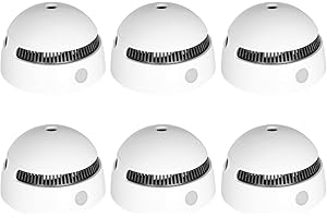 10-Year Battery Smoke Detector for Home | 85dB Fire Alarm, Military-Grade Photoelectric Sensor Reduces 70% False Alarms | CE/