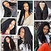 Sunber Brazilian 100% Unprocessed Virgin Kinky Curly Human Hair Weave 3 Bundles Deep Curly Hair Extensions Mixed Length Natural Color (8 10 12inch)