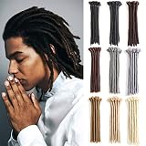 Handmade Dreadlocks Black Reggae Hair Extensions 12 inch Fashion...