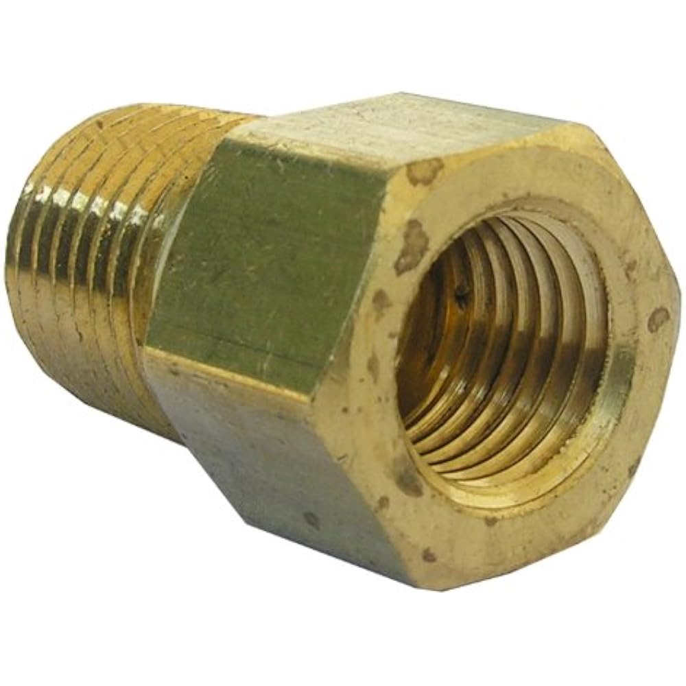 176783 1/4Inch Female Flare By Male Pipe Thread Brass Adapter