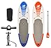PathFinder Inflatable SUP Stand Up Paddle Board from Vilano, Complete KIT: Board, Fin, Pump, Paddle