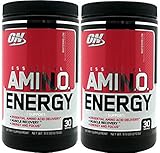 Optimum Nutrition Essential Amino Energy - Watermelon 9.5 oz (Pack of 2) ,30 Servings each