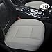 EDEALYN W 20.5''× L21'' PU leather auto seat cover driver car seat cover for Four-door sedan & SUV& Driver seat ,1pcs (Gray)