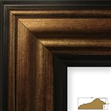 Craig Frames 21307201 24 by 36-Inch Picture Frame, Smooth Wrap Finish, 3.015-Inch Wide, Copper and Black