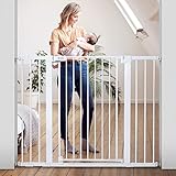 COMOMY 36" Extra Tall Baby Gate for Stairs