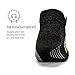 Feetures Merino+ Ultra Light No Show Tab Athletic Running Socks for Men and Women - Charcoal + Reflector - Size Medium