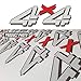TIRESFX 4x4 Decals Stickers for Silverado 1998-2007