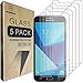 Mr.Shield [5-PACK] Designed For Samsung Galaxy J7 Perx [Tempered Glass] Screen Protector [0.3mm Ultra Thin 9H Hardness 2.5D Round Edge] with Lifetime Replacement