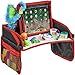 Kids Travel Tray - Sturdy Dry Erase Top with Detachable Tablet ipad Holder - Child Play and Snack Lap Tray Table - Toddler Activities for Car Seat, Stroller, and Plane by Practico Kids