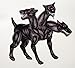 Cerberus 3 Headed Dog Articulated Paper Doll - Hellhound of the Underworld