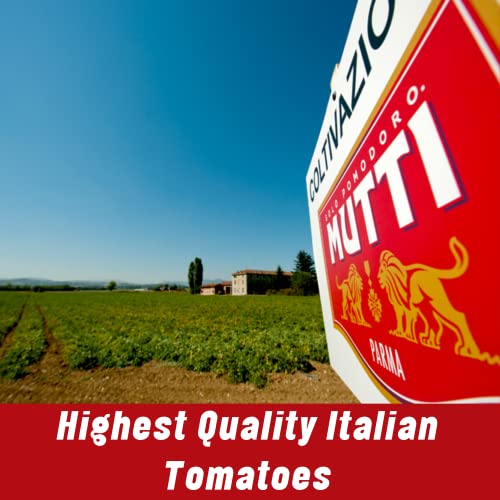 Mutti Crushed Tomatoes (Polpa), 14 oz. 12 Pack Italy’s 1 Brand of Tomatoes Fresh Taste