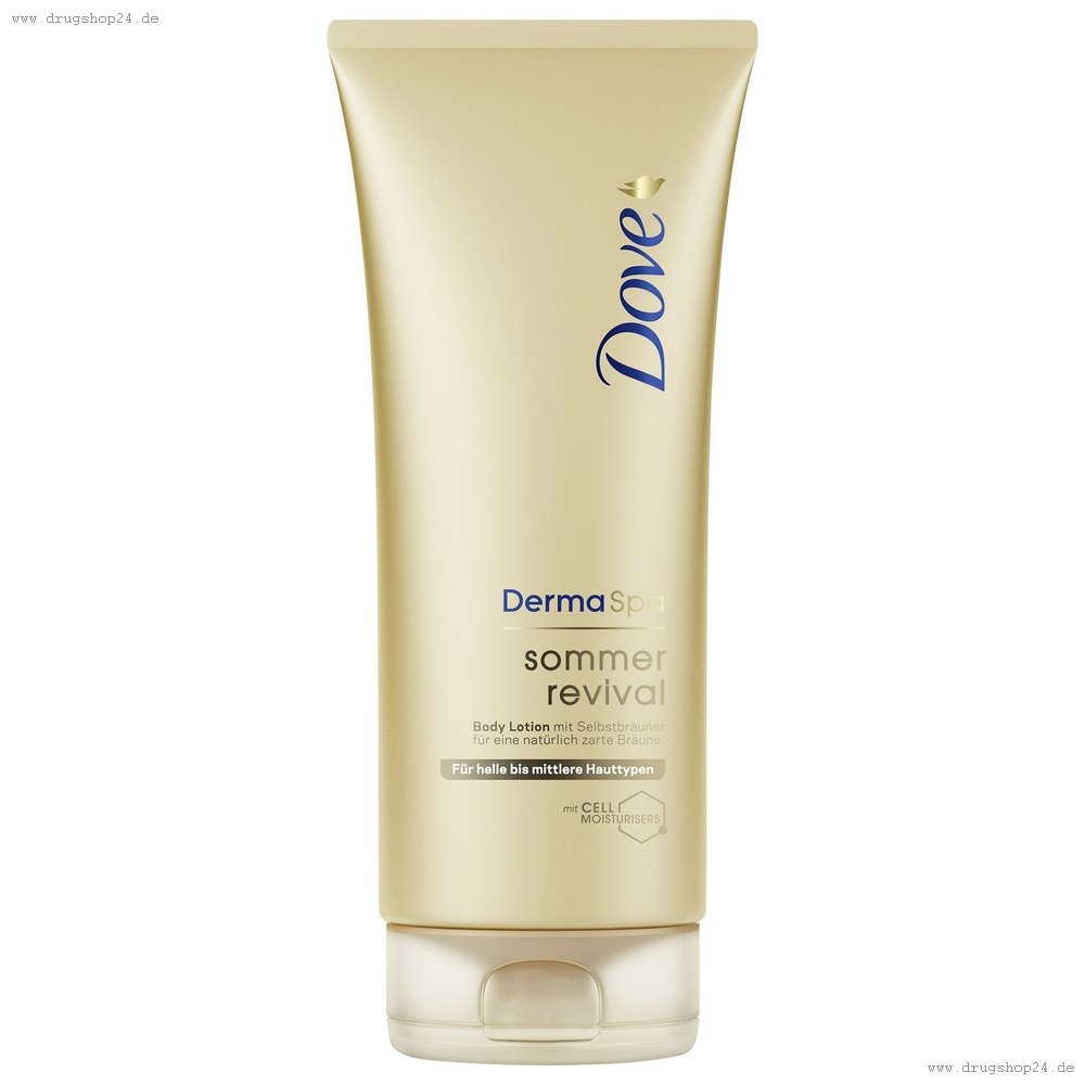 Dove DermaSpa Sommer revival Body Lotion mit Selbstbräuner 200ml