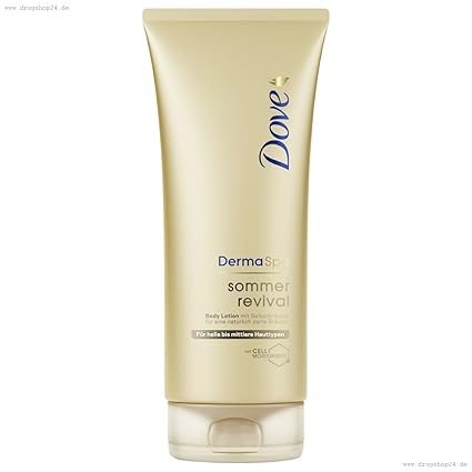 Dove DermaSpa Sommer revival Body Lotion mit Selbstbräuner 200ml