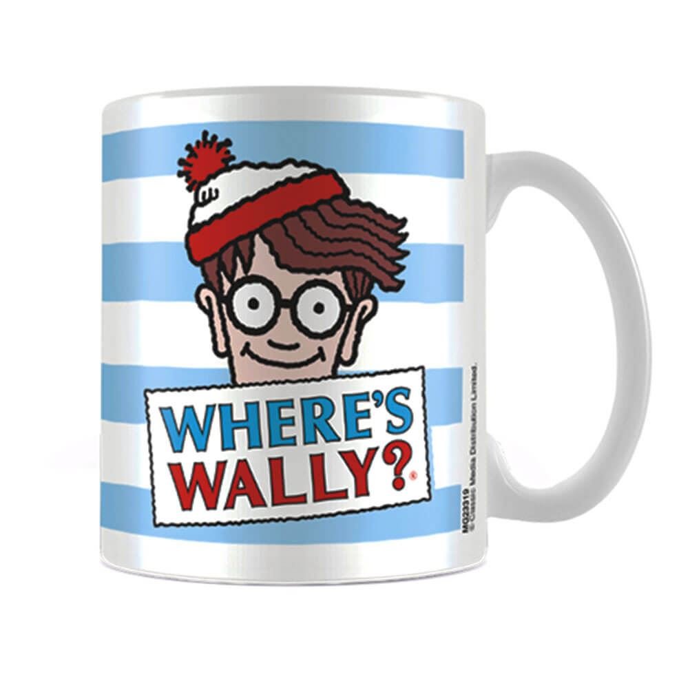 Where's Wally Pyramid International (Blue Stripes) Official Boxed Ceramic Coffee/Tea Mug, Multi-Colour, 11 oz/315 ml