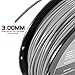 HATCHBOX PLA 3D Printer Filament, Dimensional Accuracy +/- 0.03 mm, 1 kg Spool, 3.00 mm, Black