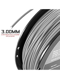HATCHBOX abs 1kg3.00 blk ABS 3d impresora 3d filamento carrete, dimensional Precisión +  0,05 mm, 1 kg, 3.00 mm), color negro