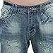 Stunner Men's Vintage Casual Ripped Broken Hole Jeans Denim Joggers Pants CN 500 36