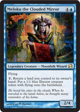 Magic: the Gathering - Meloku the Clouded Mirror - Modern Masters