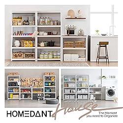 HOMEDANT House Reversible 5-Tier Adjustable Storage