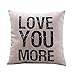 Pillow Cases, IEason Pillow Case Sofa Waist Throw Cushion Cover Home Decor (E)