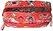 Vera Bradley Women's Signature Cotton Medium Cosmetic Makeup Bag, Coral Floral, One Size
