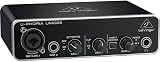 Behringer UMC22 Audiophile 2x2 USB Audio Interface with Midas Preamps 48 kHz view 4