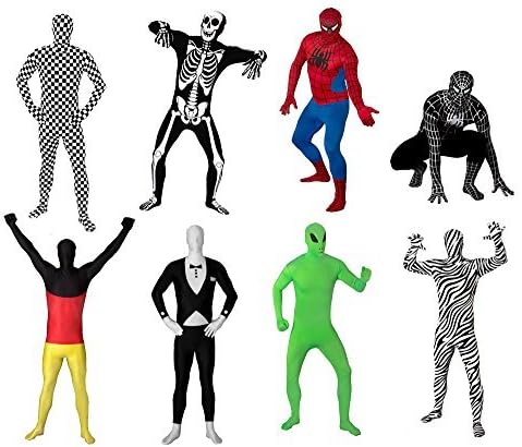 FUNSUIT Alien Bodysuit Suit Halloween Costume Size S / M / L / XL / XXL [S]