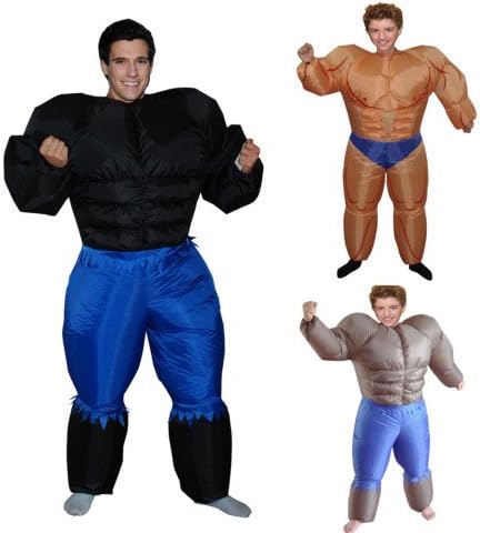 Amazon Co Jp ハロウィン マッチョ 超人 筋肉 空気 ファン 個性的 ユニーク おもしろ コスチューム 衣装 仮装 コスプレ イベント パーティ メンズ レディース ユニセックス 子供 男の子 おしゃれ かわいい キュート Feｌicita p Cタイプ 服 ファッション小物