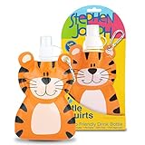 Stephen Joseph Little Squirts Water Bottle, Tiger, 2-Pack