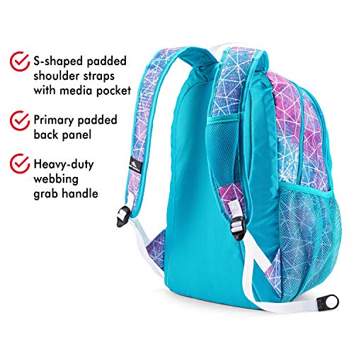 image for High Sierra Unisex Curve Backpack, Lightweight and Stylish Bookbag Bac