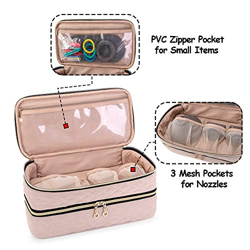 Teamoy DoubleLayer Travel Organizer Bag Compatible with Dyson