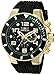Invicta Men's 18739 Pro Diver 18k Gold Ion-Plated Watch with Black Band