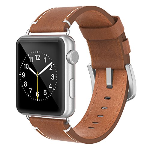 Apple watch band 42mm leather, swees iwatch genuine lea…
