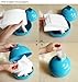 Ai Collection MollaSpace Paper Pot Toilet Paper and Tissue Paper Holder, Orange